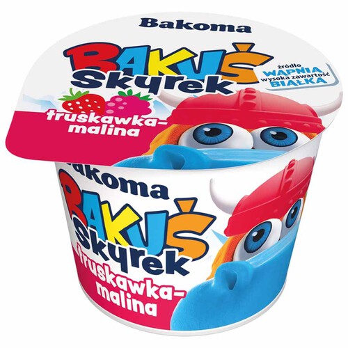 Bakuś Skyrek truskawka - malina Bakoma 100 g