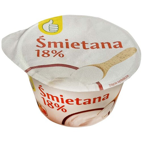 Śmietana 18% Auchan 180 g
