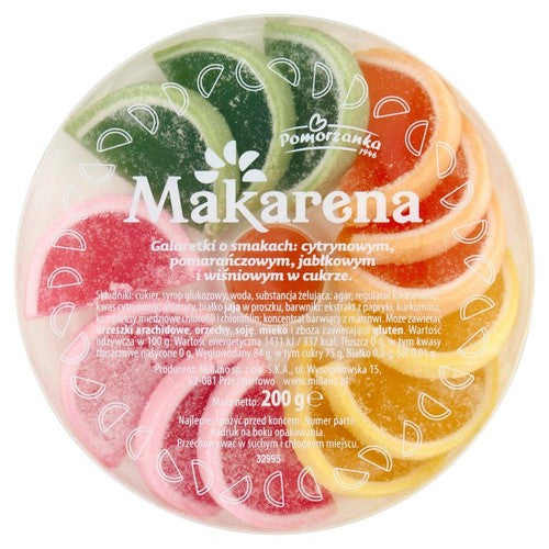 Galaretka Makarena owocowa arena Pomorzanka 200 g