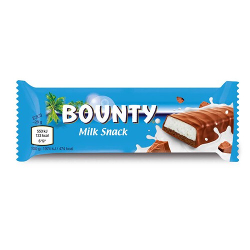 Baton mleczny Bounty 28 g