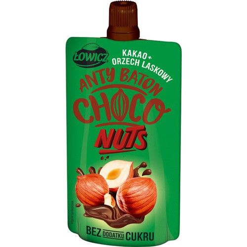 Anty Baton Choco kakao + orzech laskowy Łowicz 100 g