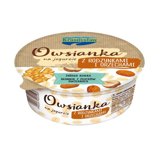Owsianka na jogurcie z rodzynkami i orzechami Krasnystaw 250 g