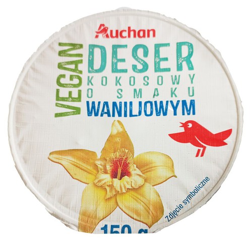 Deser kokosowy o smaku waniliowym Auchan 150 g