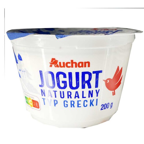 Jogurt naturalny typu greckiego Auchan 200 g