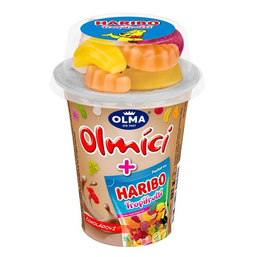 Jogurt czekoladowy z żelkami Olma 121 g