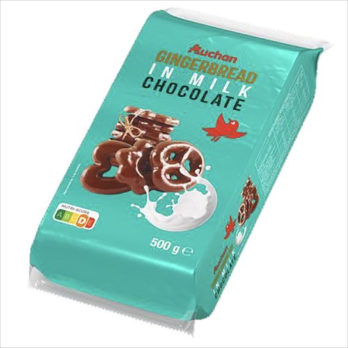 Pierniki w czekoladzie mlecznej Auchan 500 g