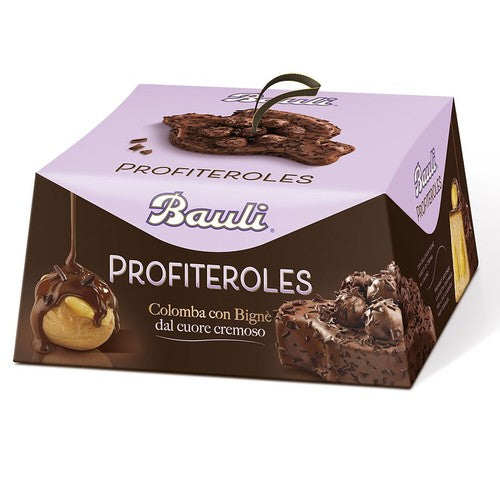 Włoska babka z kremem waniliowym i ptysiami Profiteroles Bauli 750 g