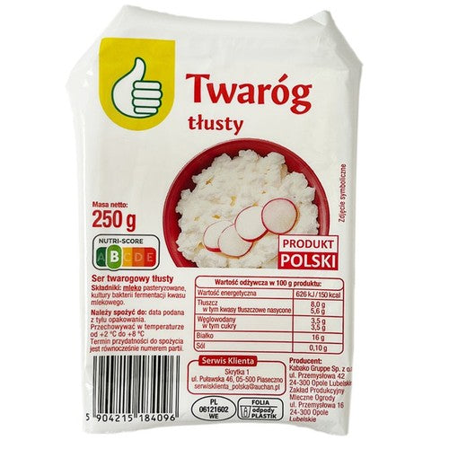 Twaróg tłusty Auchan 250 g