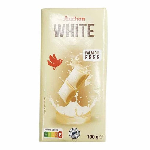 Czekolada biała Auchan 100 g