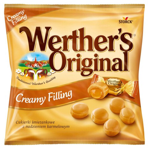 Cukierki śmietankowe z karmelowym nadzieniem Werther's Original 80 g