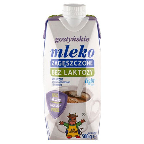 Mleko zagęszczone bez laktozy light SM Gostyń 500 g