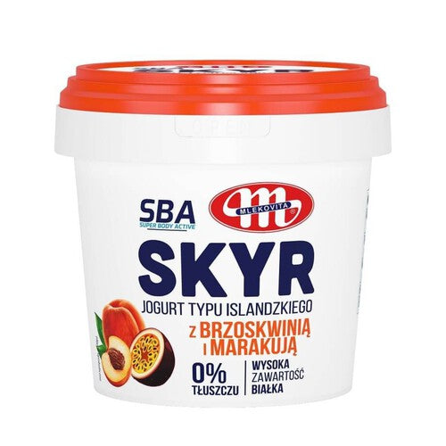 Jogurt Skyr brzoskwinia-marakuja 0% Mlekovita 500 g